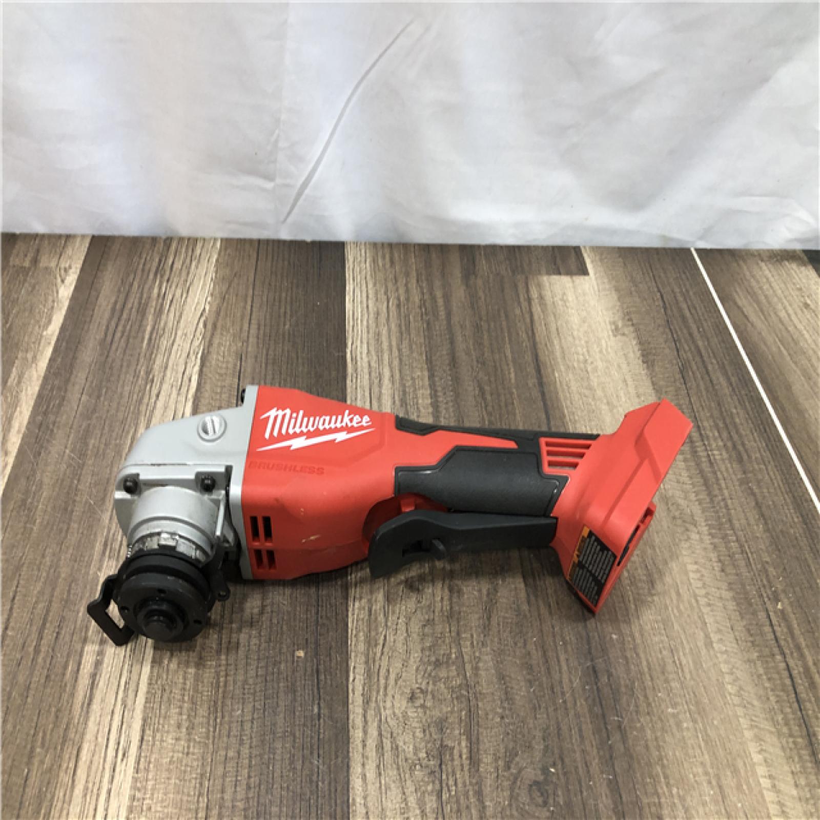 AS-IS Milwaukee 18V Lithium-Ion Brushless Cordless 4-1/2 in./5 in. Grinder w/Paddle Switch (Tool-Only)