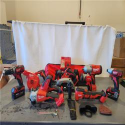 AS-IS- Milwaukee 18-Volt Lithium-Ion Cordless (9-Tool) Combo Kit