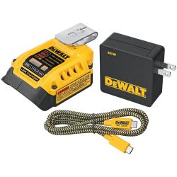NEW - DEWALT 20V MAX Charger and USBC Adaptor Kit
