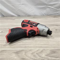 AS-IS Milwaukee 12V Cordless Hex Impact Driver Compact Kit