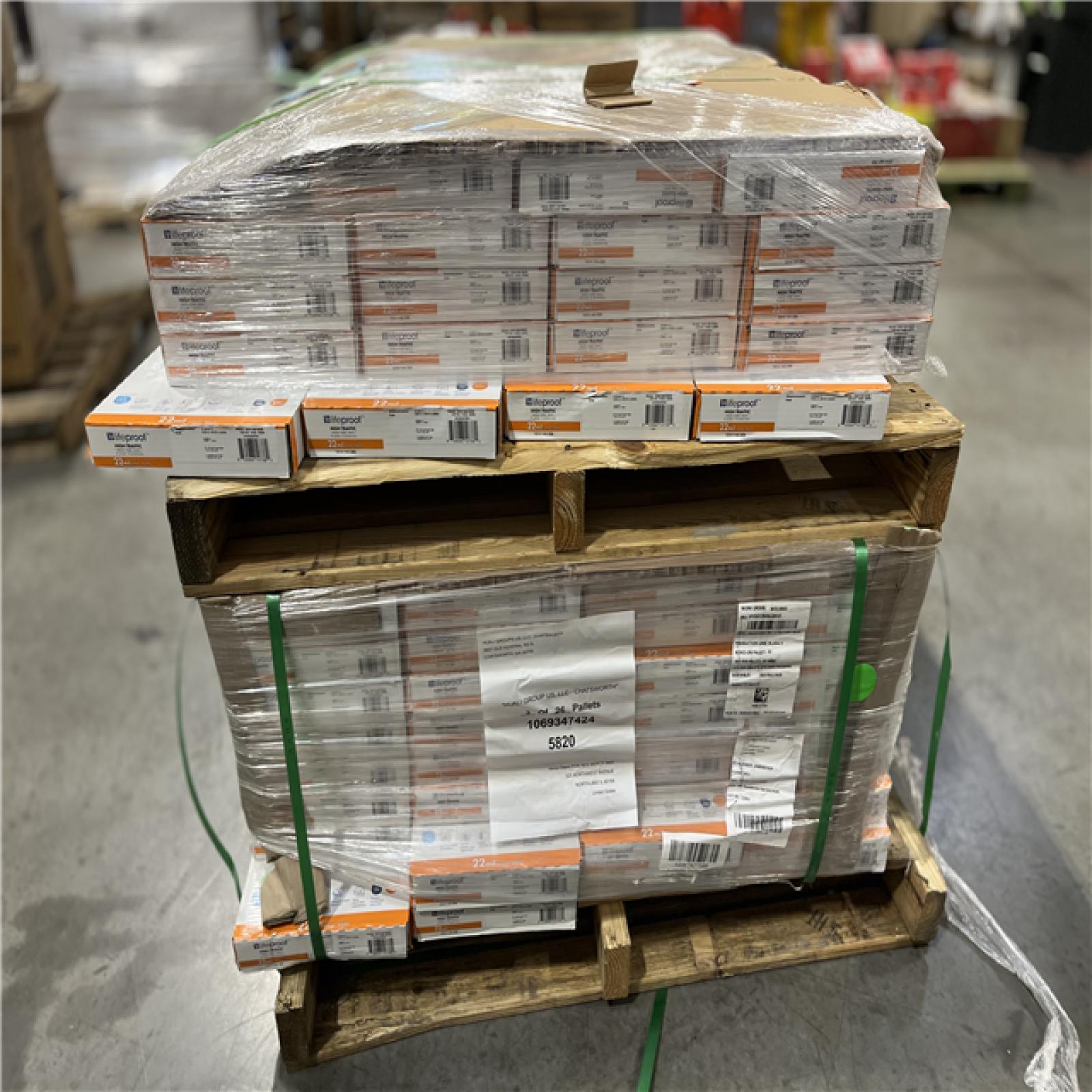 DALLAS LOCATION - Lifeproof Westminster Oak 22 MIL x 9.06 in. W x 48.03 in. L Click Lock Waterproof Vinyl Plank Flooring (21.15 sq. ft. /Case) PALLET -( 51 CASES)