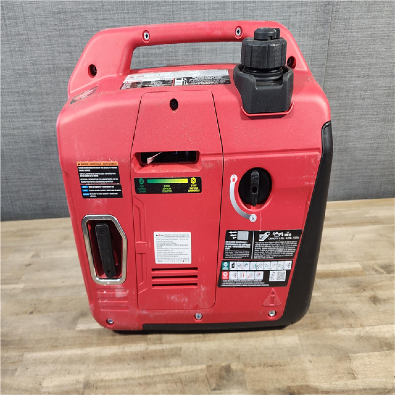 HOUSTON LOCATION - AS-IS 1500-Watt Recoil Start Gasoline Powered Ultra-Light Inverter Generator with 60cc OHV Engine and CO Sensor Shutdown