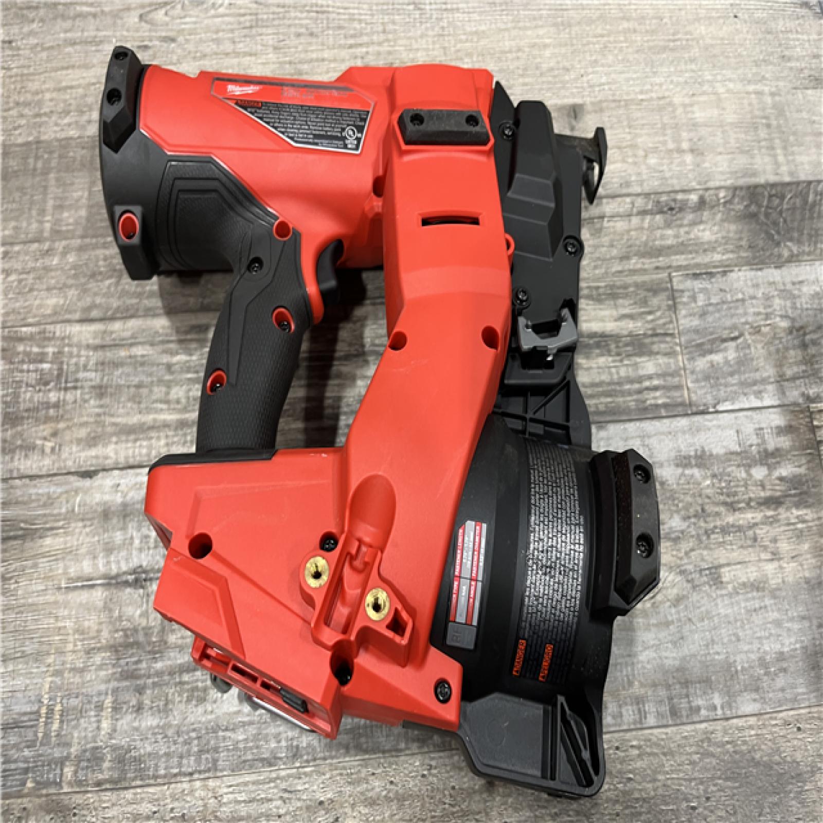 AS-IS Milwaukee FUEL 18-Volt Lithium-Ion Brushless Cordless Coil Roofing Nailer (Tool Only)
