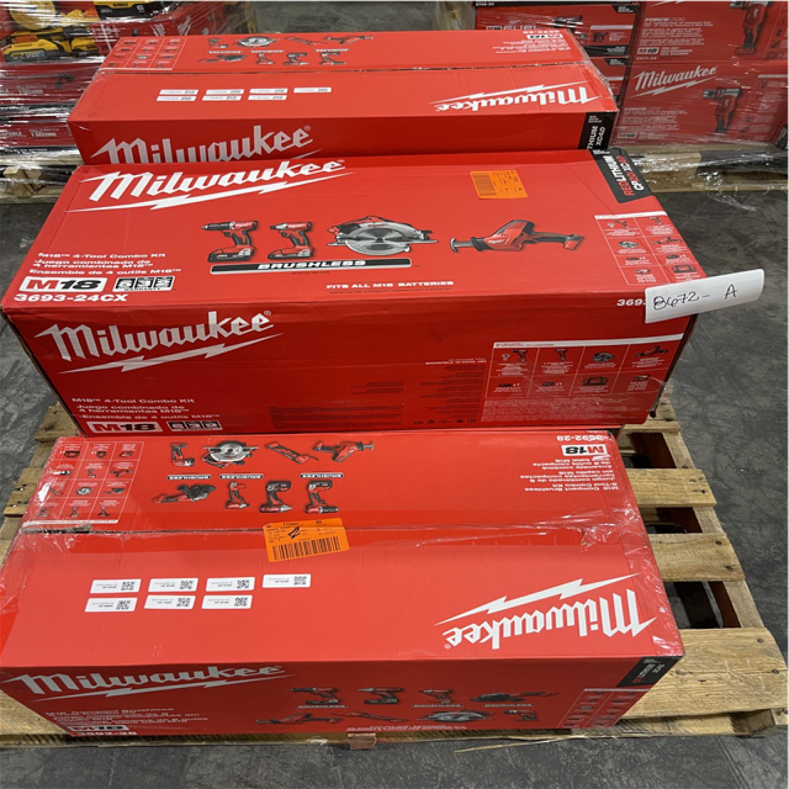 Pittston Location As-Is Power Tools Partial Truckload (14 Pallets) 8672-A