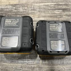 AS-IS DEWALT 20V XR Lithium-Ion Starter Pack with 8.0 Ah and 4.0 Ah Battery Packs and Charger
