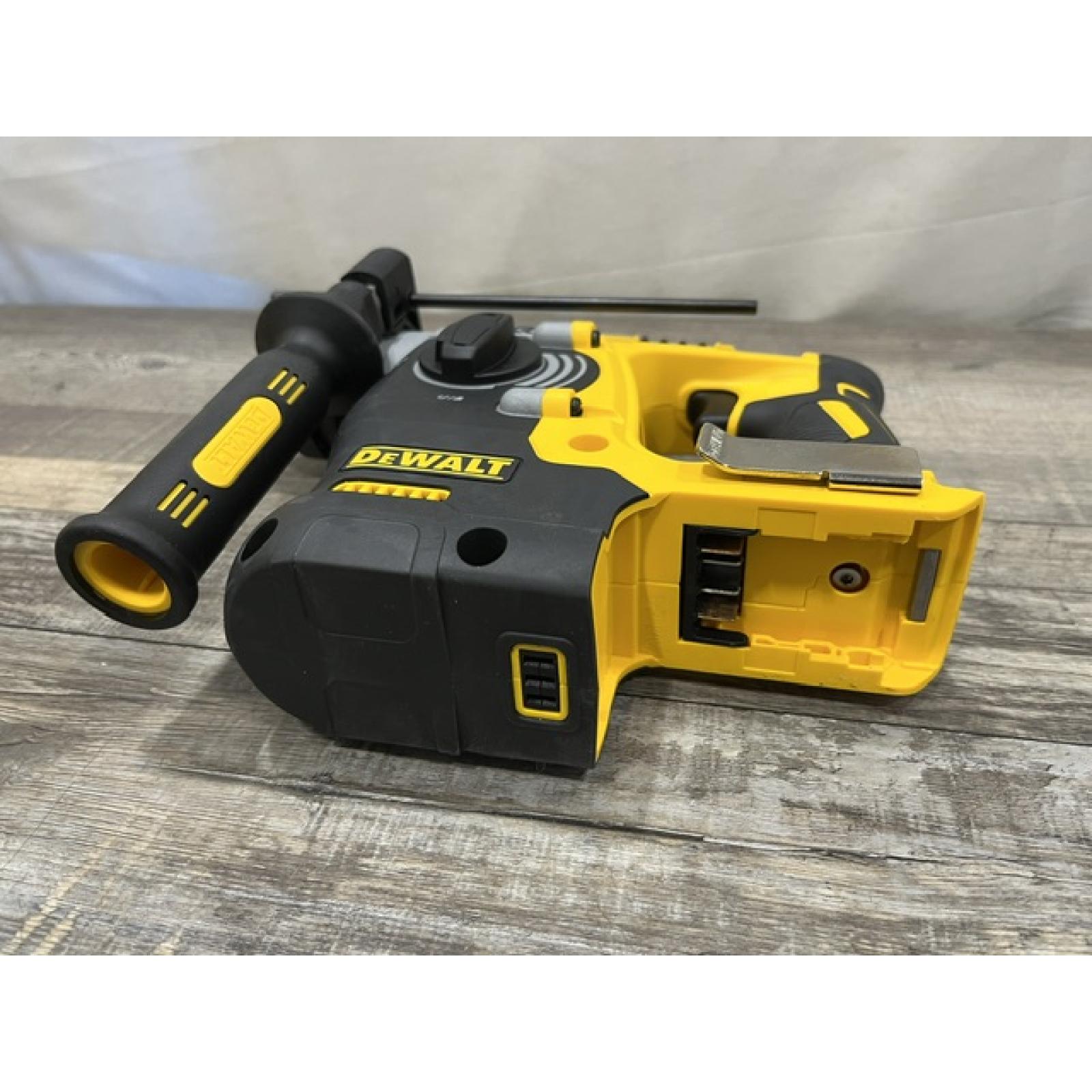 AS-IS DEWALT 20V MAX XR Cordless Brushless 1 in. SDS Plus L-Shape Rotary Hammer (Tool Only)