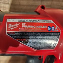 HOUSTON LOCATION - AS-IS Milwaukee FUEL 3-1/2 in. 18-Volt 30-Degree Lithium-Ion Brushless Cordless Framing Nailer (Tool-Only)