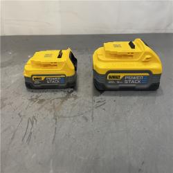 AS-IS - DeWalt Powerstack 20-Volt Lithium-Ion 5.0 Ah and 1.7 Ah Batteries and Charger