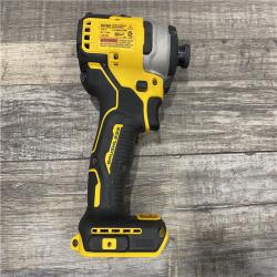 AS-IS DEWALT Atomic 20V Max Lithium-Ion Brushless Cordless Compact 1/4 in. Impact Driver Kit