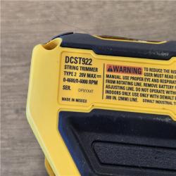 AS-IS DEWALT 20V MAX 14 in. Cordless Foldable String Trimmer Kit