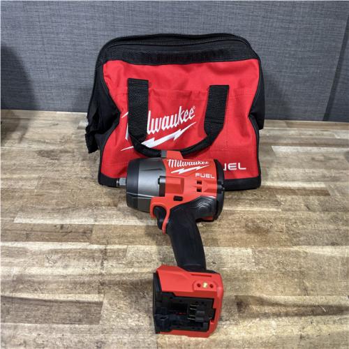 Houston Location AS-IS Milwaukee FUEL 18V Lithium-Ion Brushless Cordless 1/2 in. Impact Wrench with Friction Ring (Tool-Only)