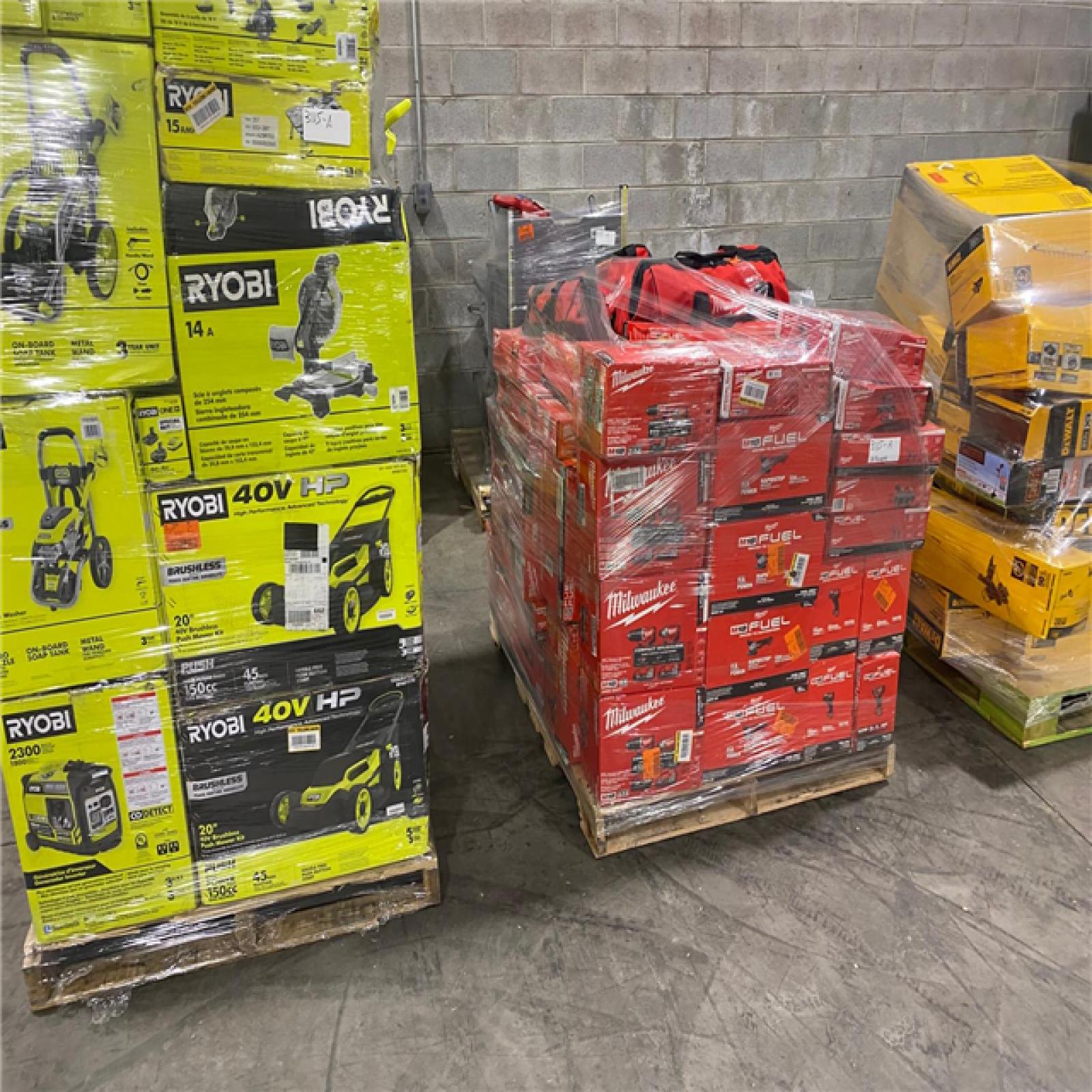Pittston Location As-Is Power Tools Partial Truckload (10 palllets) 3115-A