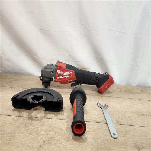 AS-IS- M18 FUEL ONE-KEY 18V Lithium-Ion Brushless Cordless 4-1/2 in./6 in. Variable Speed Braking Grinder W/Paddle Switch