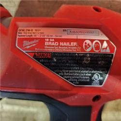 HOUSTON LOCATION - AS-IS Milwaukee FUEL 18-Volt Lithium-Ion Brushless Cordless Gen II 18-Gauge Brad Nailer (Tool-Only)