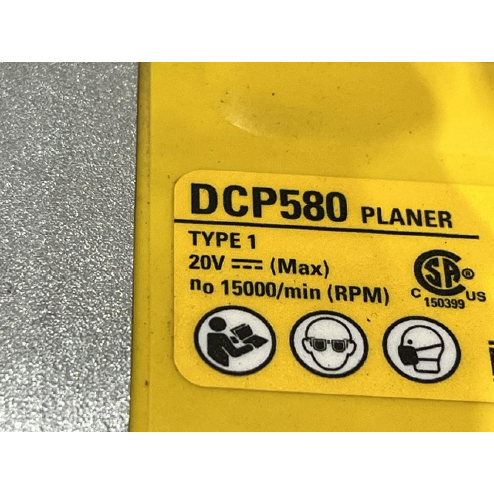 AS-IS DEWALT 20V MAX XR Cordless Brushless 3-1/4 in. Planer (Tool Only)