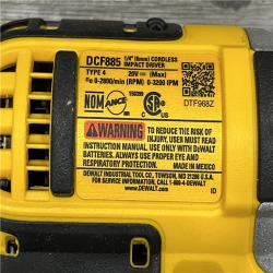 AS-IS DEWALT 20V MAX Cordless Drill/Impact 2 Tool Combo Kit