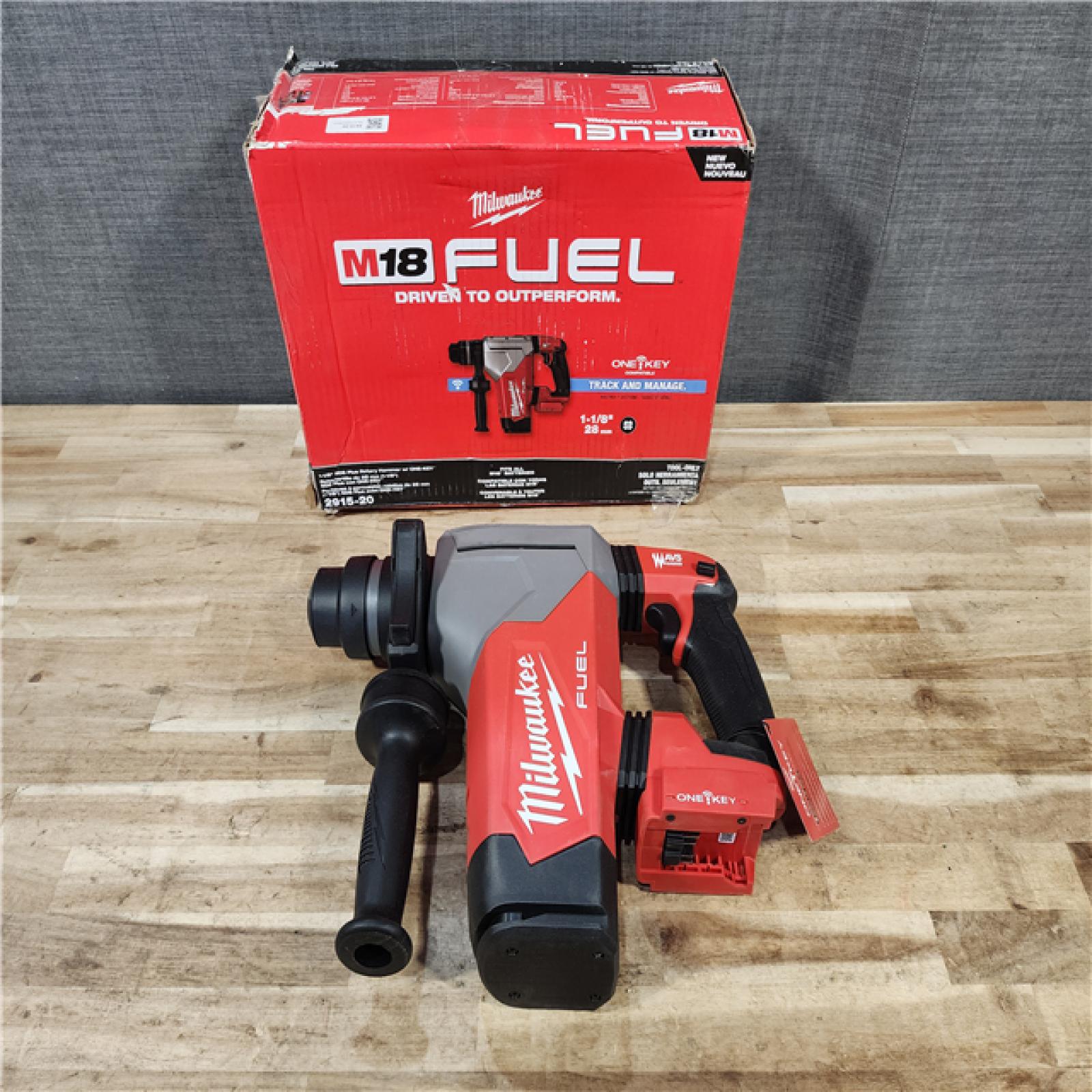 HOUSTON LOCATION - AS-IS Milwaukee FUEL 18V Lithium-Ion Brushless Cordless SDS-Plus 1-1/8 in. Rotary Hammer Drill (Tool-Only)