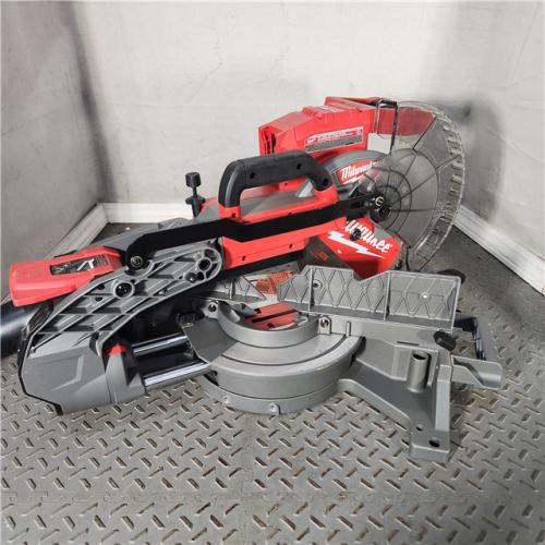 Houston location- AS-IS Milwaukee Tool 10 Double Bevel Sliding Miter Saw - 48 (Left) Max | Part #2734-20
