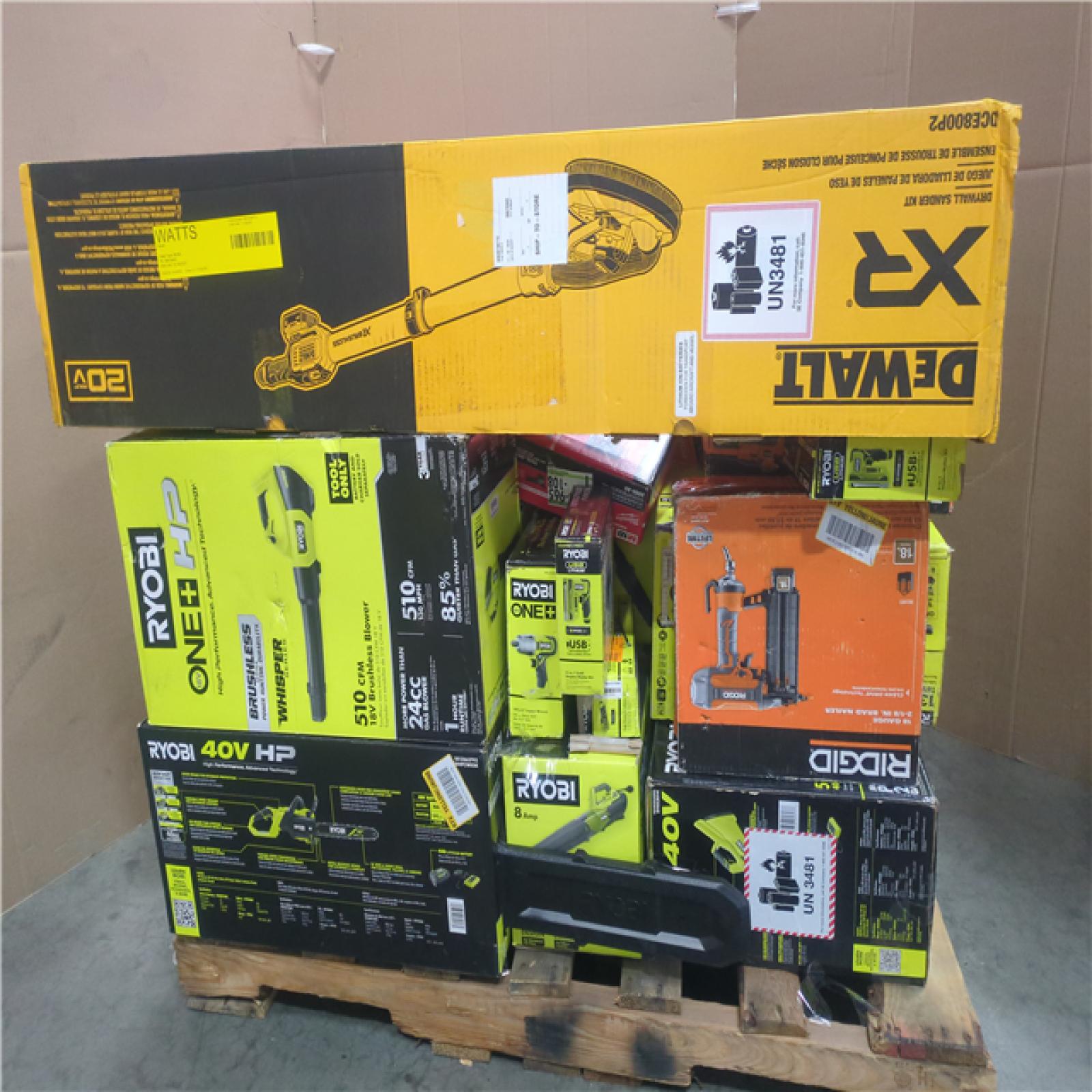 CALIFORNIA AS-IS TOOL PALLET