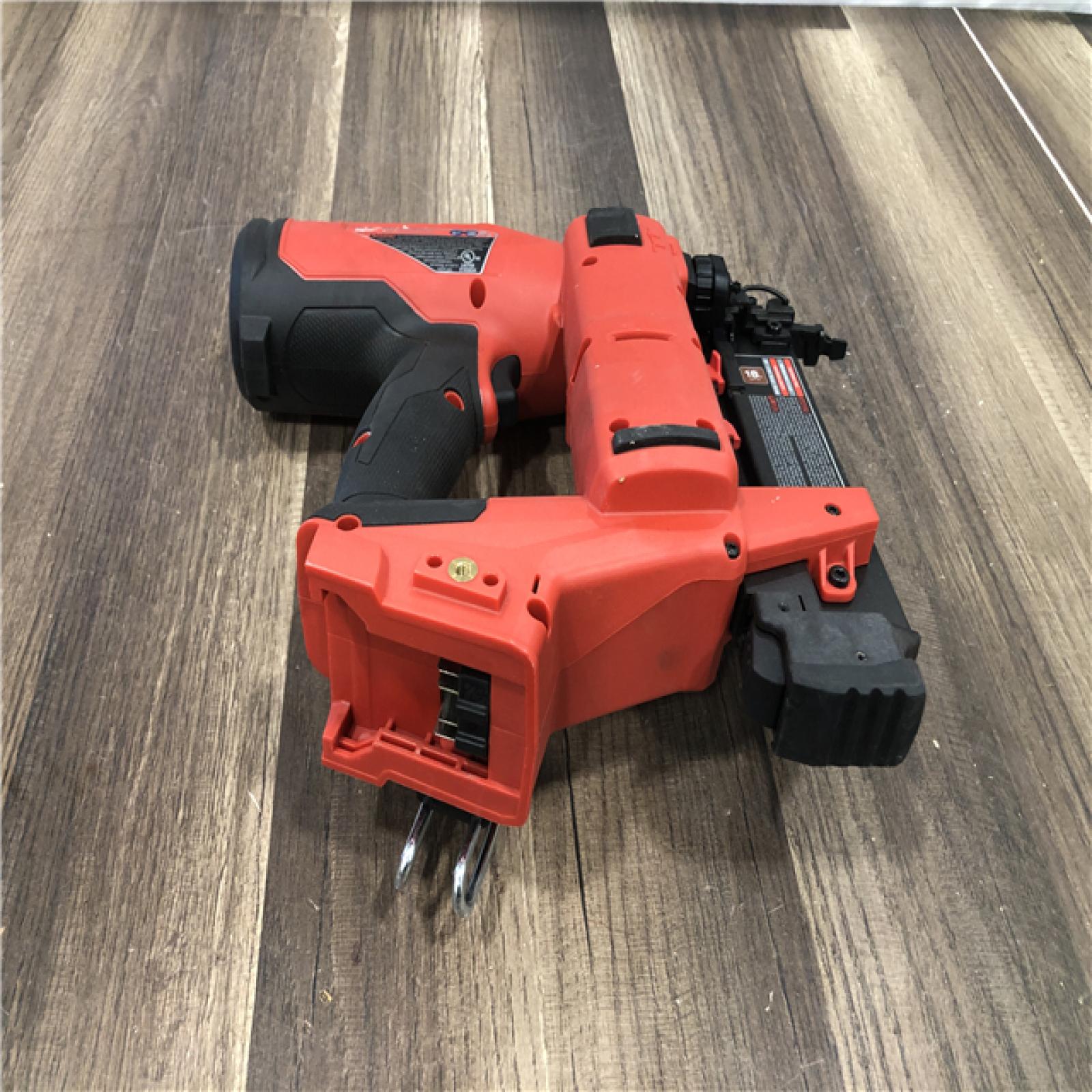 AS-IS Milwaukee FUEL 18-Volt Lithium-Ion Brushless Cordless Gen II 18-Gauge Brad Nailer (Tool-Only)