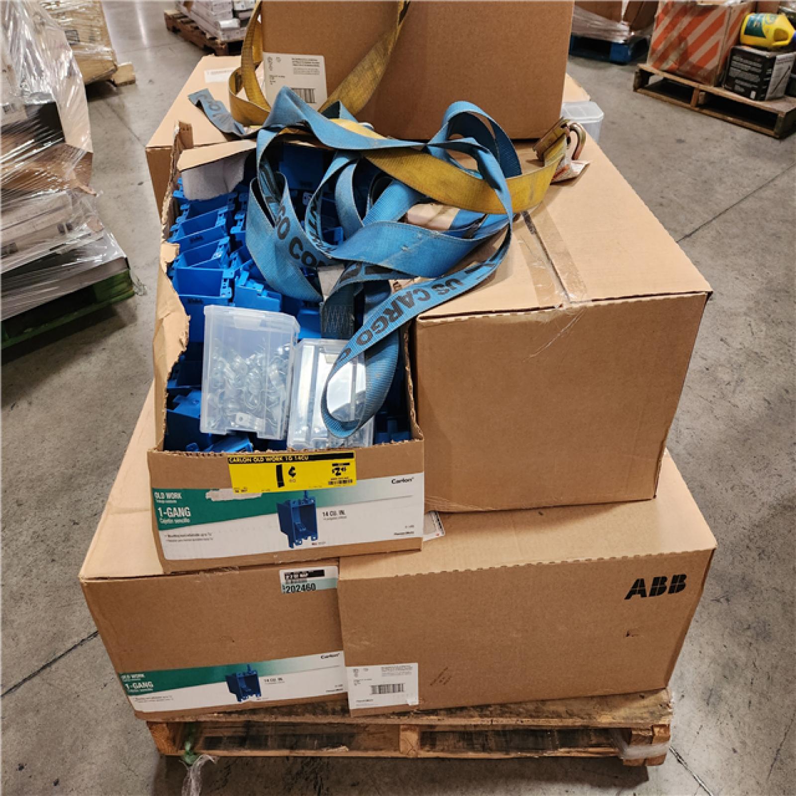 Phoenix Location Mixed pallet with Carlon 1-Gang 14 cu. in. PVC Old Work Electrical Switch and Outlet Boxes