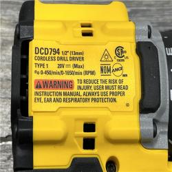AS-IS DEWALT Atomic 20V Lithium-Ion Cordless Compact 1/2 in. Drill/Driver Kit