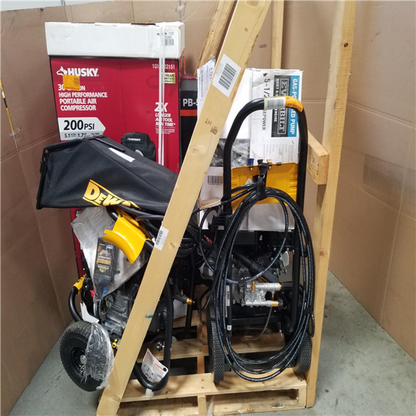 CALIFORNIA AS-IS OUTDOOR POWER EQUIPMENT