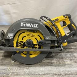AS-IS DEWALT FLEXVOLT 60V MAX Cordless Brushless 7-1/4 in. Wormdrive Style Circular Saw (Tool Only)