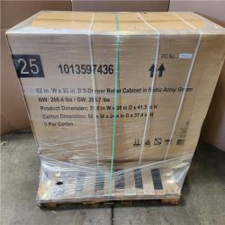 Phoienix NEW Husky Heavy Duty 52 in. W 9-Drawer Matte Army Green Roller Cabinet (SEALED)