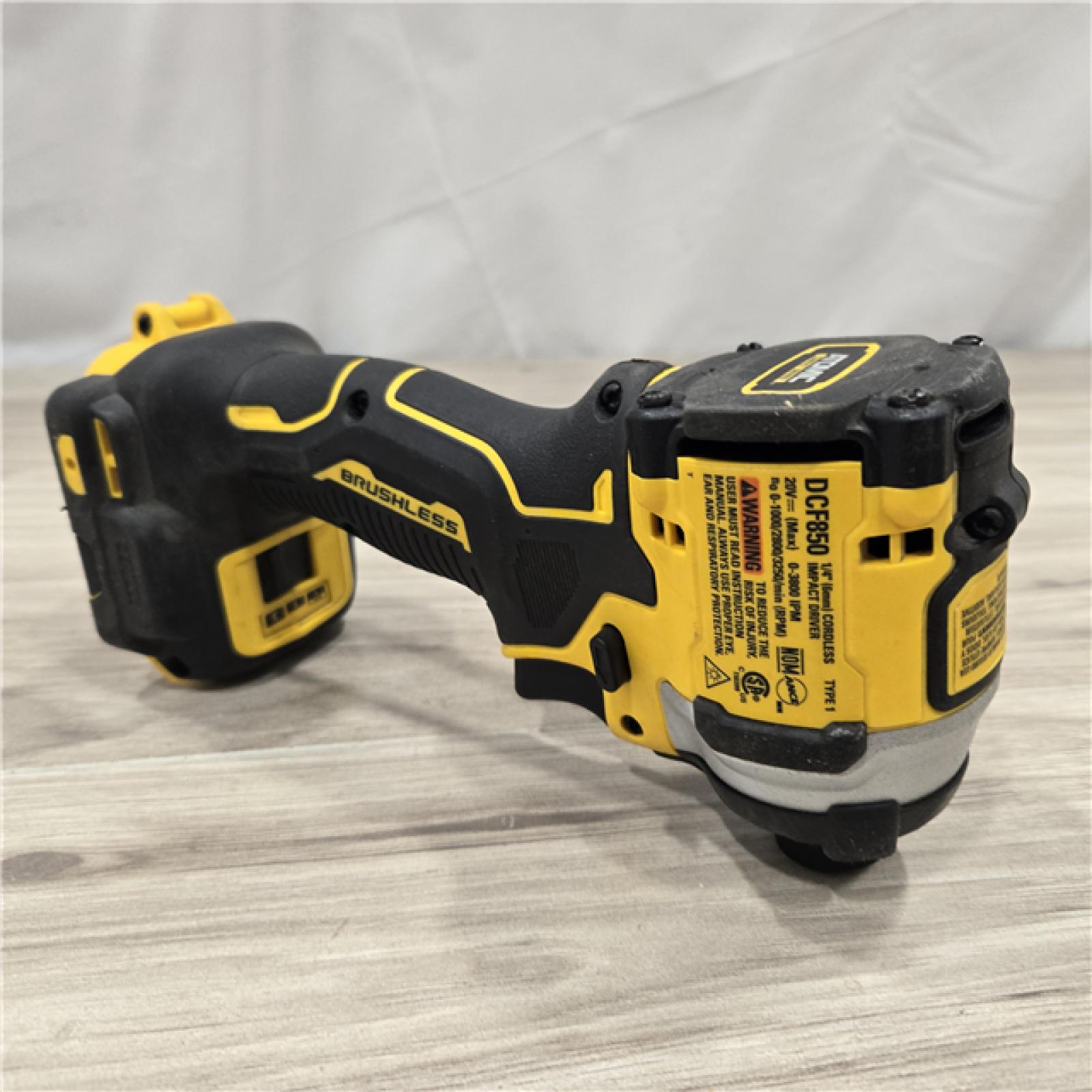 AS-IS DeWalt DCF850B 20V Cordless Compact 1/4 Impact Driver (Tool Only)