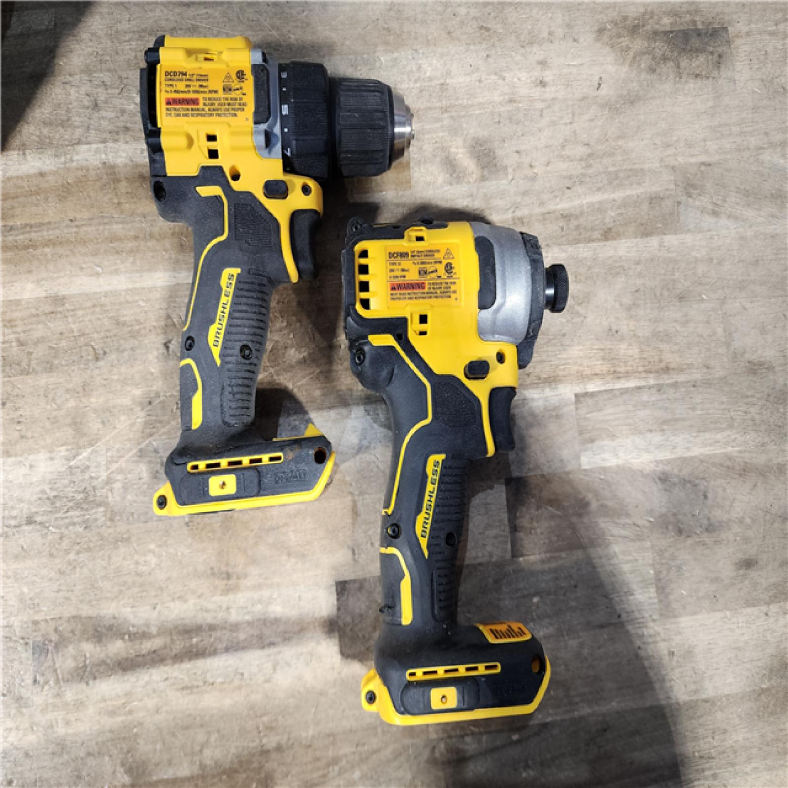 HOUSTON LOCATION - AS-IS DEWALT ATOMIC 20-Volt MAX Lithium-Ion Cordless Combo Kit