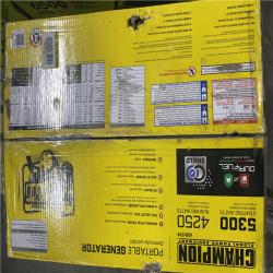 Dallas Location - As-Is Champion 201279 5300W Dual Fuel Generator