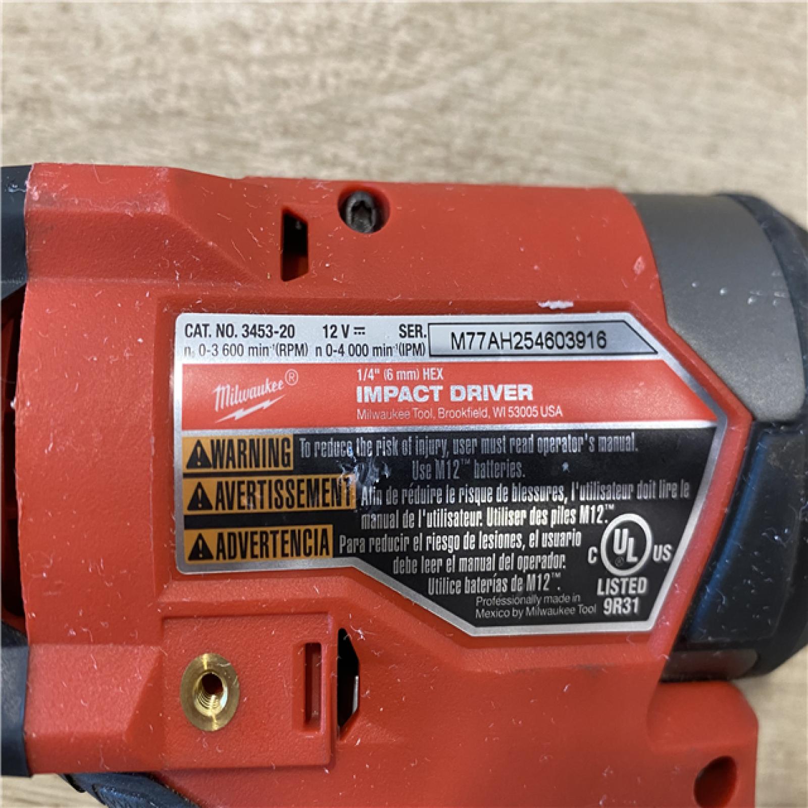 AS-IS Milwaukee FUEL 12-Volt Lithium-Ion Brushless Cordless Hammer Drill and Impact Driver Combo Kit