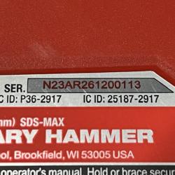 AS-IS Milwaukee FUEL 18V Lithium-Ion Brushless Cordless 1-9/16 in. SDS-Max Rotary Hammer (Tool-Only)