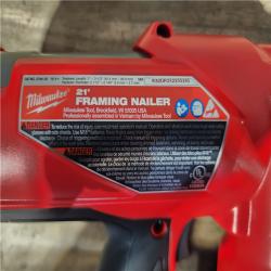 HOUSTON LOCATION - AS-IS (APPEARS LIKE NEW) Milwaukee 2744-20 M18 FUEL 3-1/2 in. 18V 21-Degree Lithium-Ion Brushless Cordless Framing Nailer (Tool-Only)