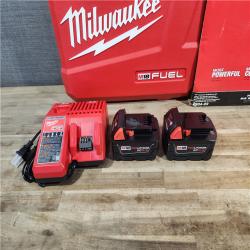HOUSTON LOCATION - AS-IS (APPEARS LIKE NEW) Milwaukee 2904-22 Hammer Drill Driver Kit with Batteries  Charger & Tool Case  Red