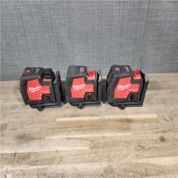 HOUSTON LOCATION - AS-IS MILWAUKEE 3 LASER TOOL COMBO