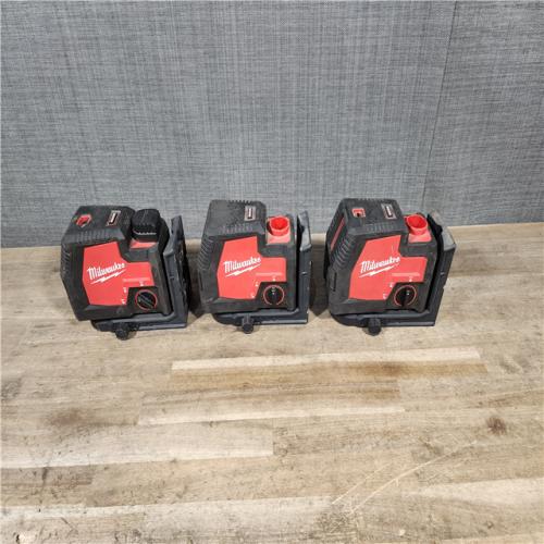 HOUSTON LOCATION - AS-IS MILWAUKEE 3 LASER TOOL COMBO