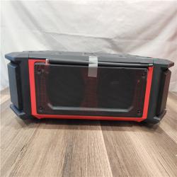 AS-IS- Milwaukee 18V M18 PACKOUT Lithium-Ion Cordless Radio + Charger (Tool Only)