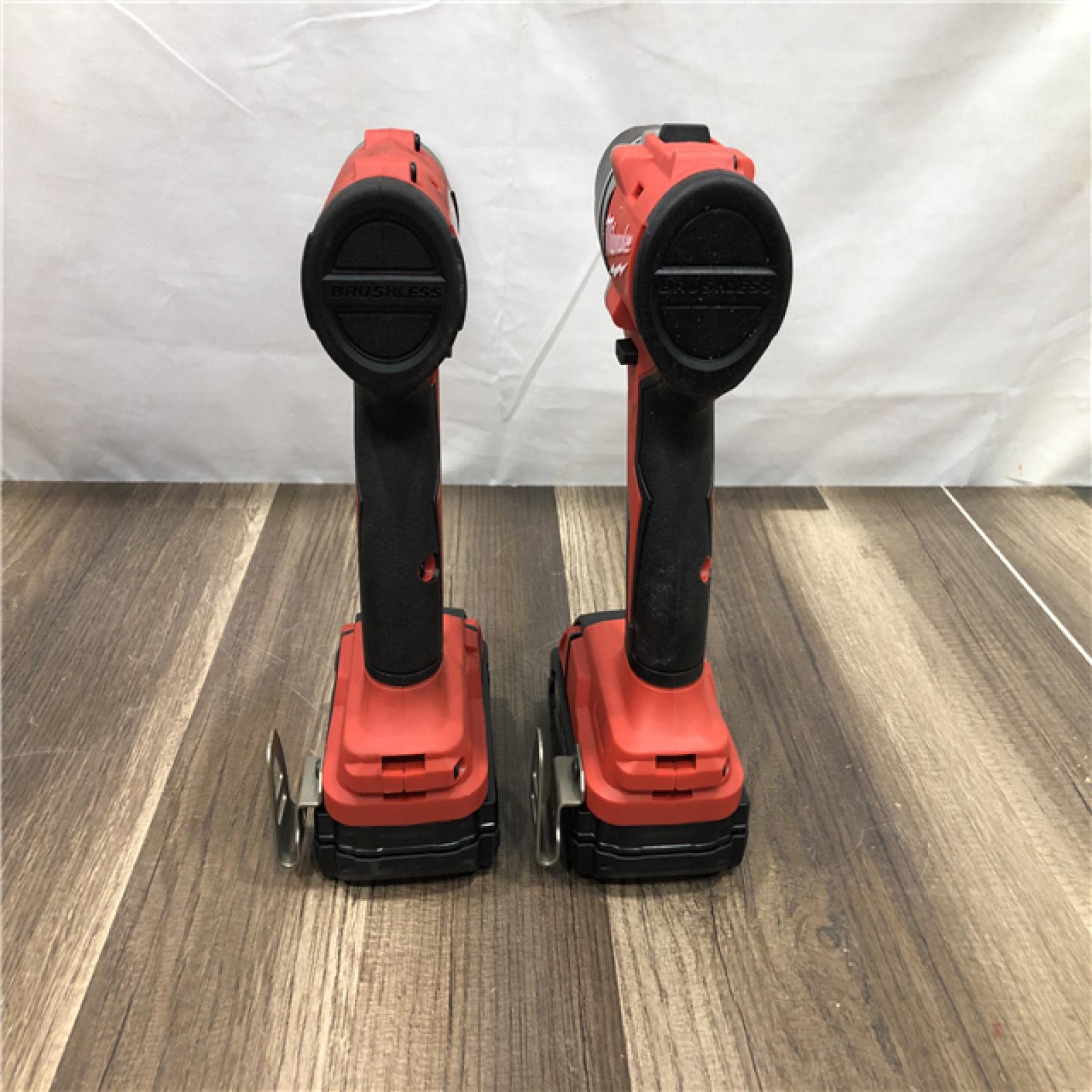 AS-IS Milwaukee 18V Lithium-Ion Brushless Cordless Compact Drill/Impact Combo Kit