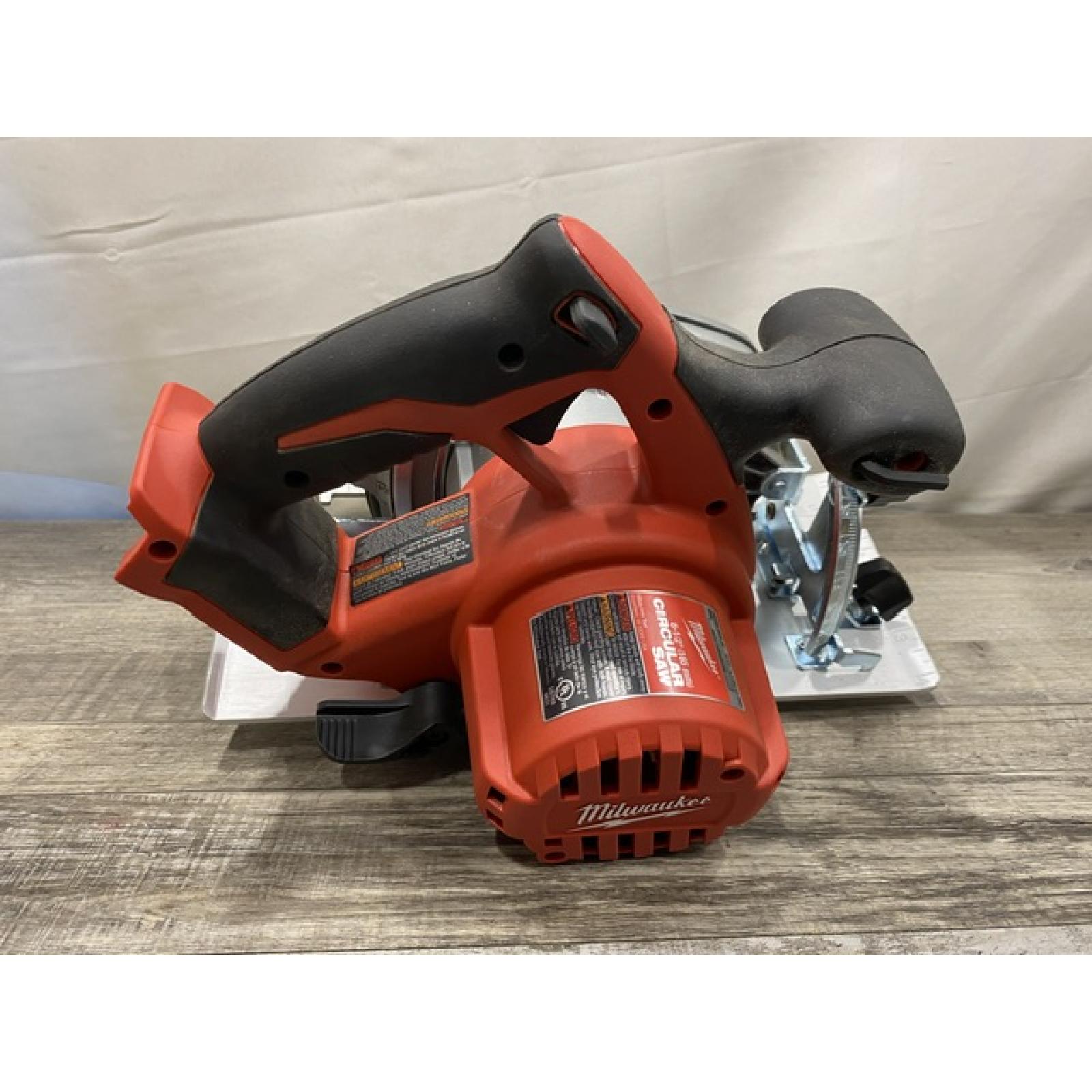 AS-IS Milwaukee 18V Lithium-Ion Cordless 6-1/2 in. Circular Saw (Tool-Only)