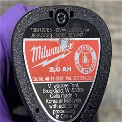 AS-IS Milwaukee FUEL 12V Lithium-Ion Brushless Cordless 4-in-1 Installation 3/8 in. Drill Driver Kit