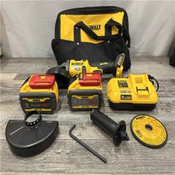 AS-IS DEWALT FLEXVOLT 60V MAX Cordless Brushless 4.5 in. - 6 in. Small Angle Grinder Kit