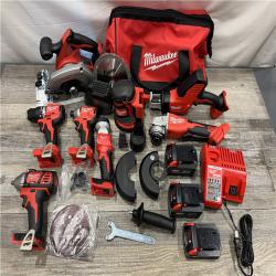 AS-IS Milwaukee 18V Lithium-Ion Cordless (8-Tool) Combo Kit