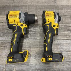 AS-IS DEWALT 20V MAX XR Cordless Drill/Driver  ATOMIC Impact Driver 2 Tool Combo Kit