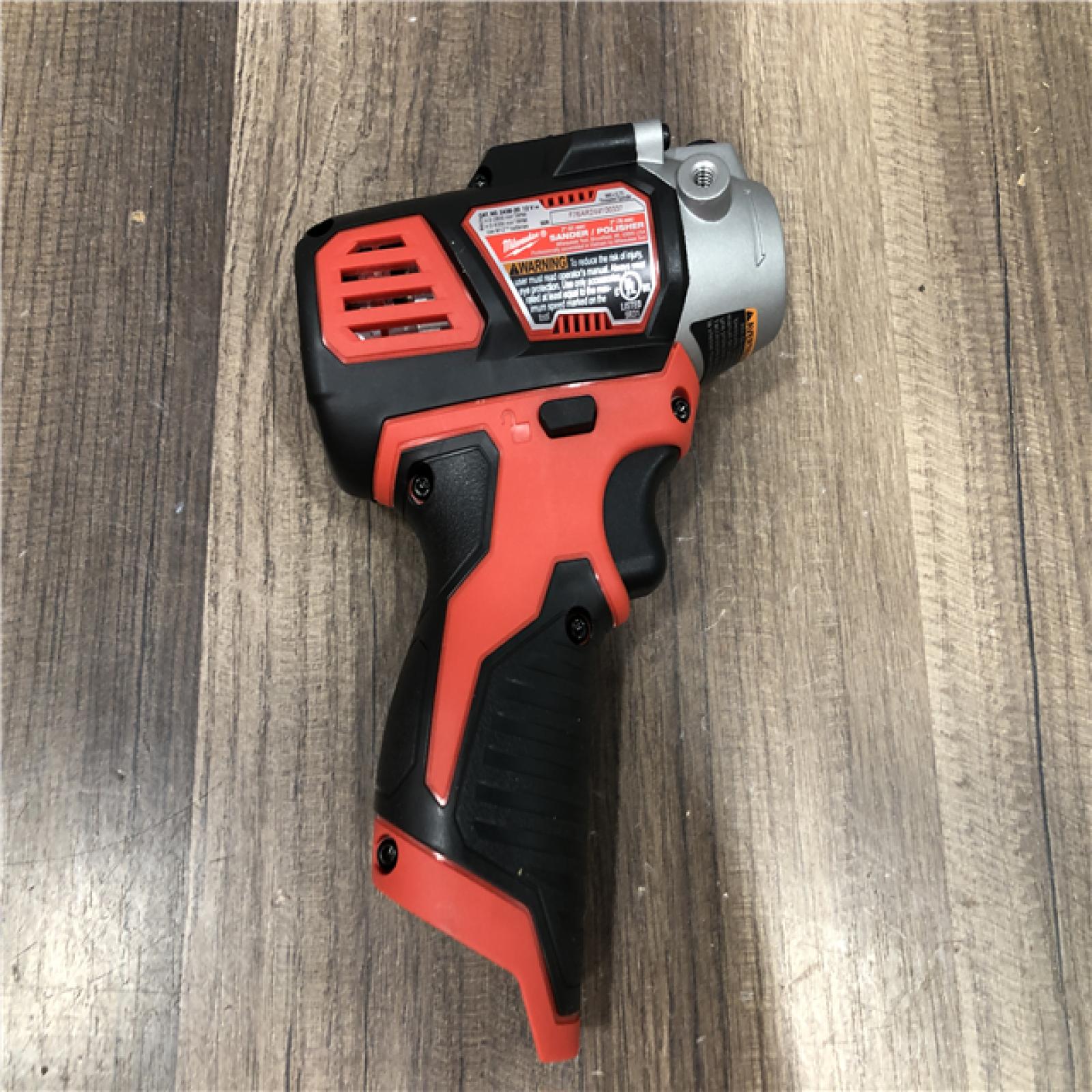 AS-IS Milwaukee M12 12V Lithium-Ion Cordless Variable Speed Polisher/Sander (Tool-Only)