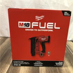 NEW- Milwaukee FUEL 18-Volt Lithium-Ion Brushless Cordless Gen II 18-Gauge Brad Nailer (Tool-Only)