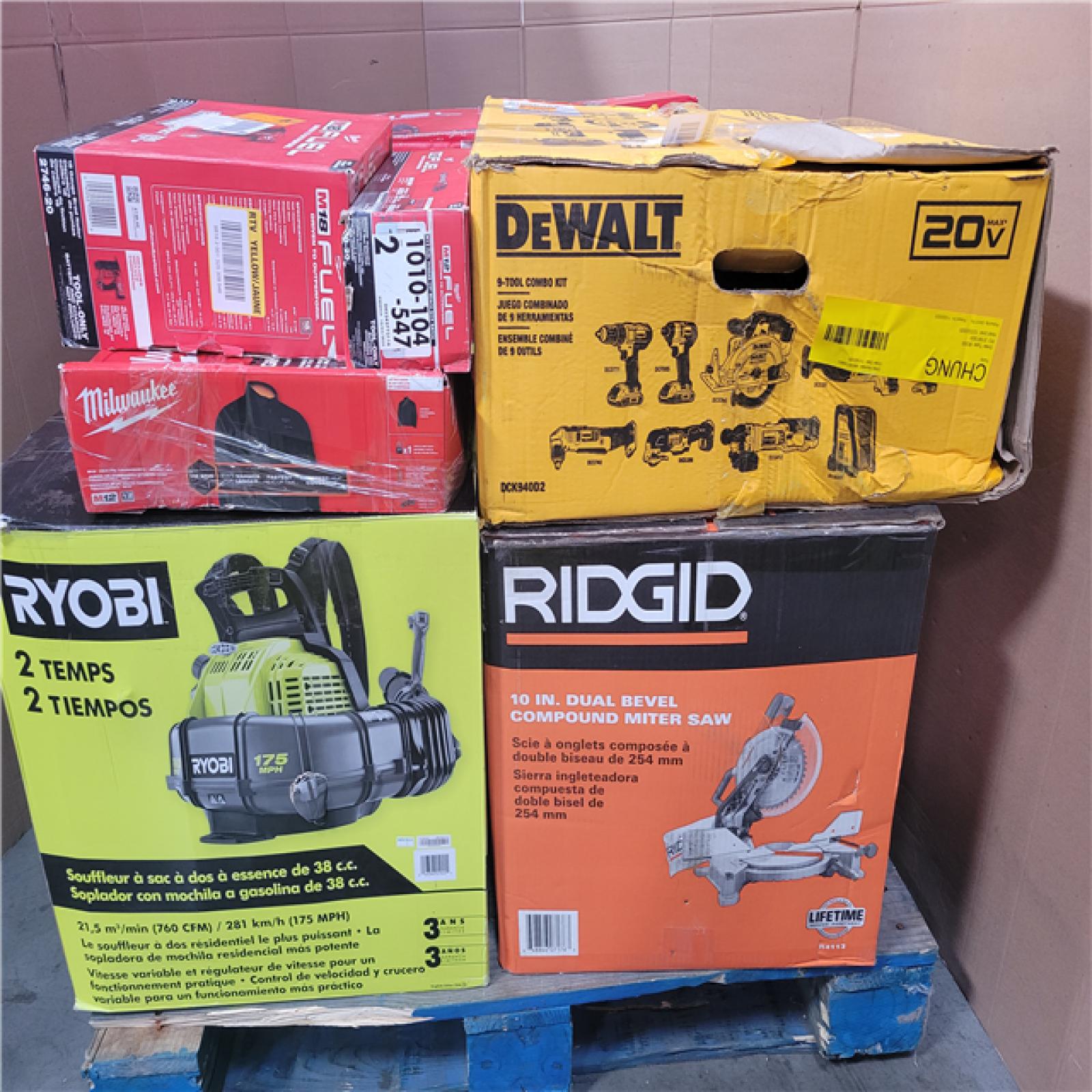 CALIFORNIA AS-IS TOOL PALLET