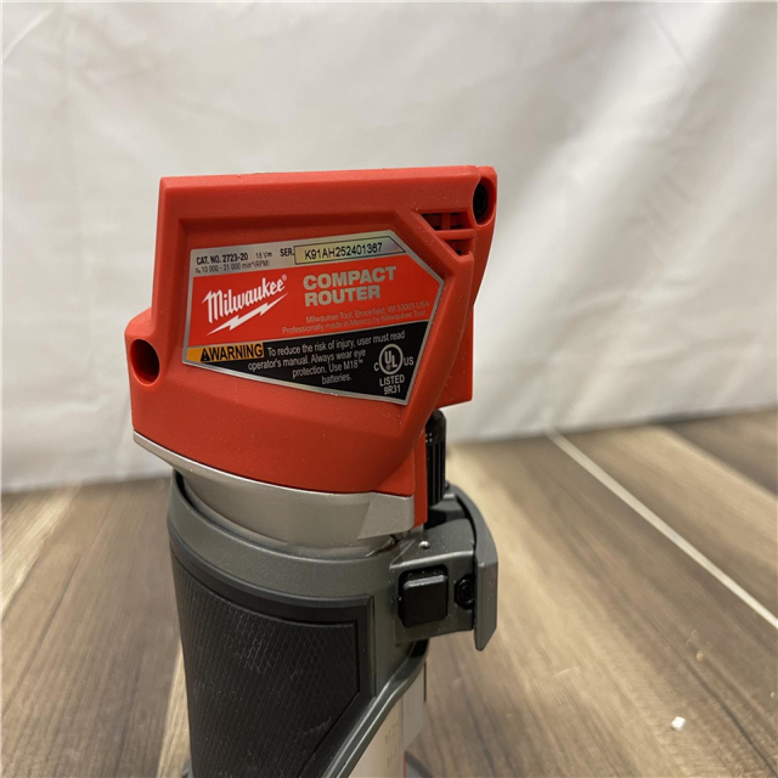 AS-IS Milwaukee M18 FUEL 18V Lithium-Ion Brushless Cordless Compact Router (Tool-Only)