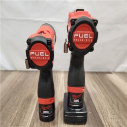 AS-IS- Milwaukee 12V Brushless Hammer Drill and Impact Driver Combo Kit